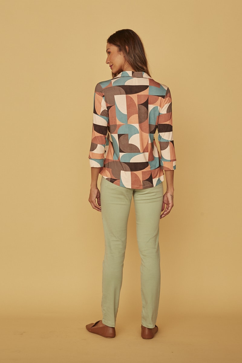 camisa rosa cha