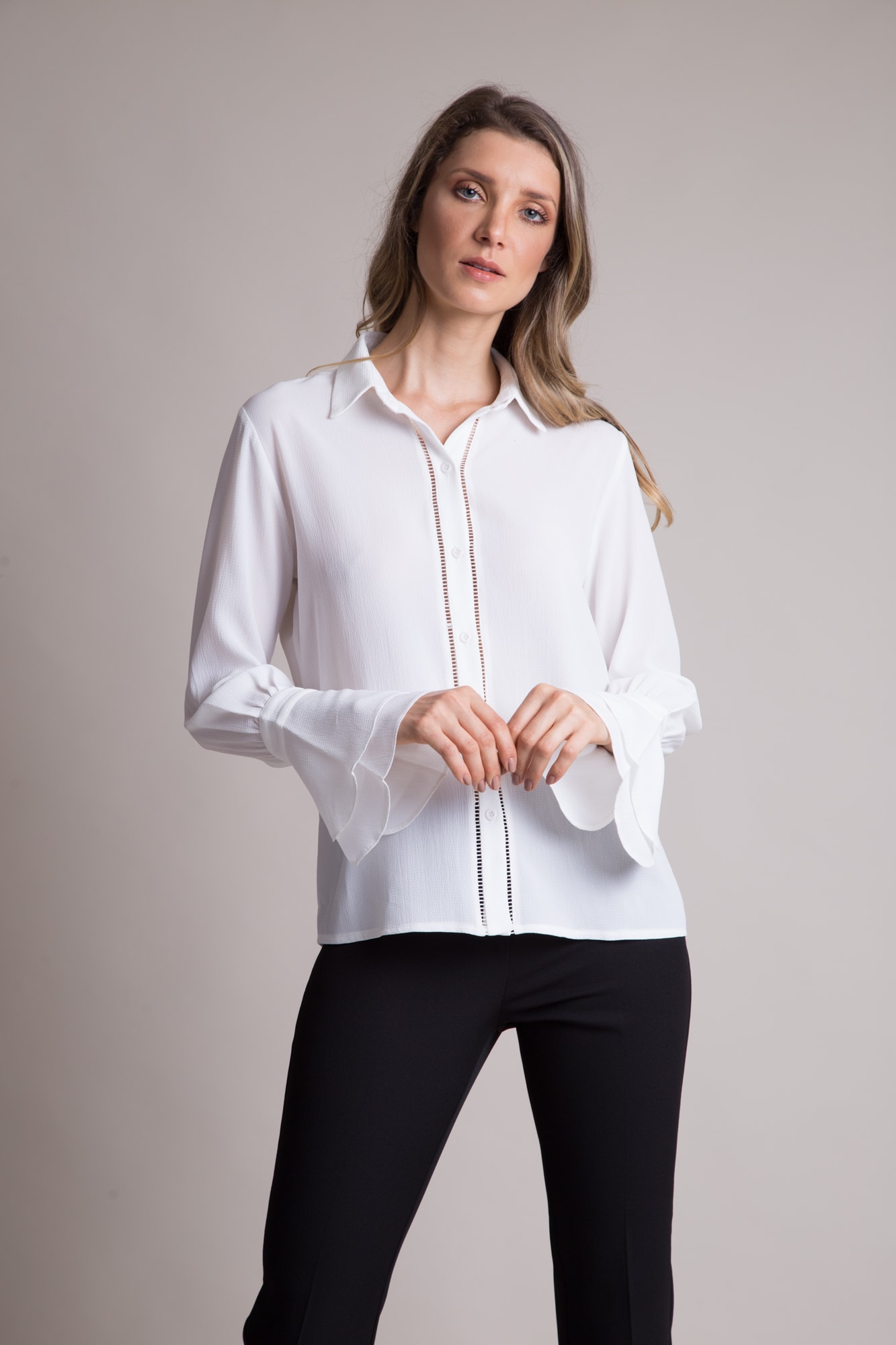 camisa manga sino